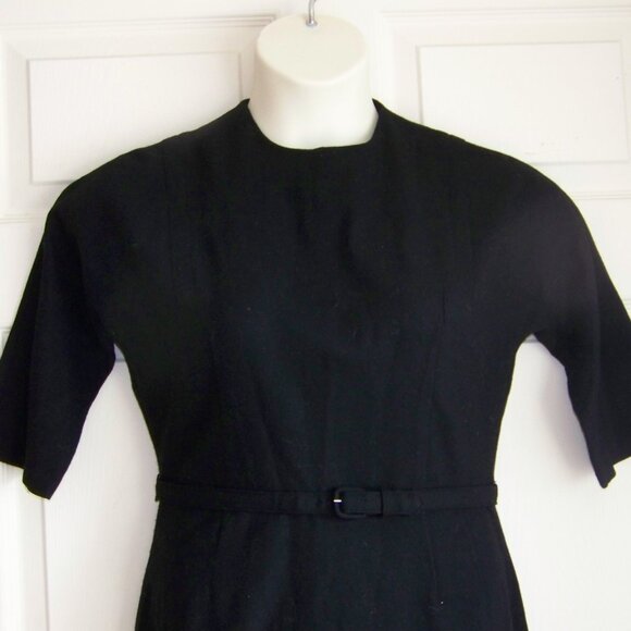 vintage forever young by puritan black midi dress - Picture 3 of 8